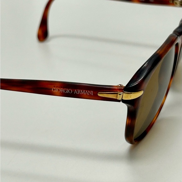 Emporio Armani Brown Tortoise Sunglasses - Picture 6 of 8